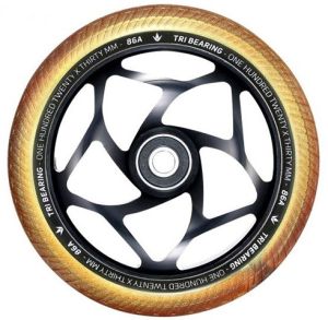 Blunt Tri Bearing 120 Wheel Gold Black