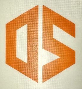 David Senkyr Logo Sticker Orange