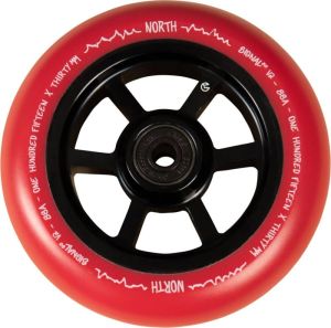 North Signal V2 110 Wheel Red Black