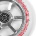 Колелце North Riley Maltais 115 Silver White