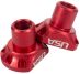 Proto UFO Rear Wheel Adapters 12/30mm Red