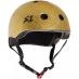 Каска S-One Lifer Gold Gloss Glitter