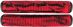 Ръкохватки Striker Thick Logo Black Red