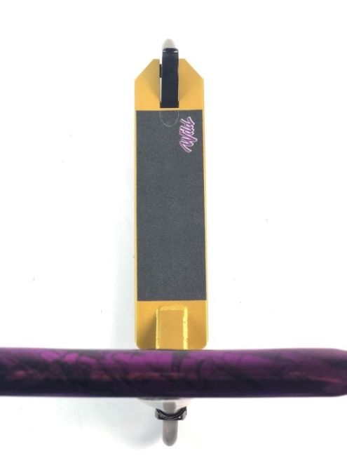 Фрийстайл Тротинеткa Grit Wild Gold Vapour Purple Black Laser