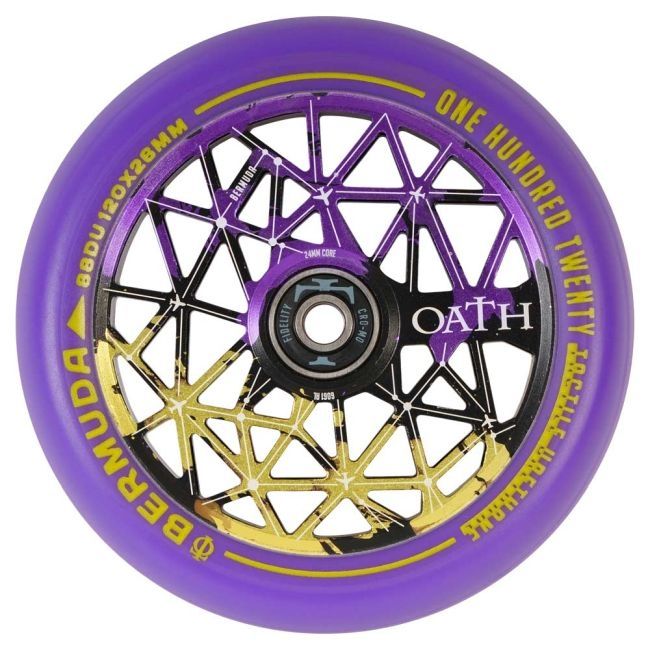 Колелце Oath Bermuda 120 Black Purple Yellow