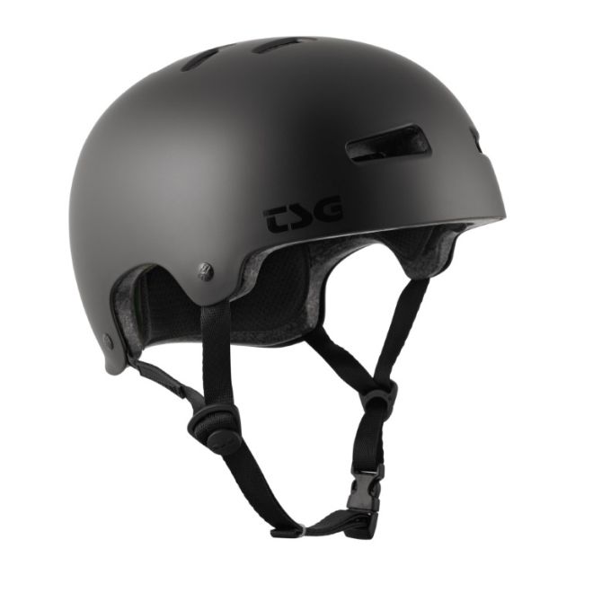 Каска TSG Evolution Solid Satin Dark Black