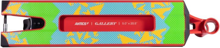 Дек Antics Gallery 5.0 x 19.5 Red