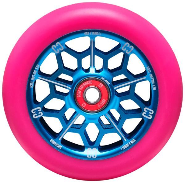 Колелце CORE Hex Hollow 110 Pink Blue