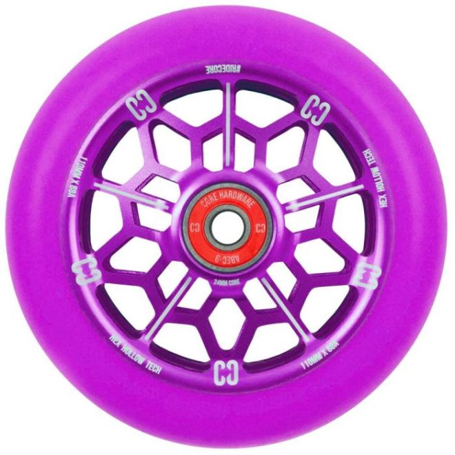 Колелце CORE Hex Hollow 110 Purple