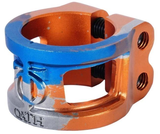 Кламп Oath Cage V2 Orange Blue Titanium