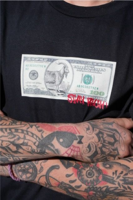 Фланелка RICH Dollar Goat Black