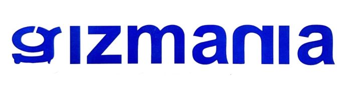 Стикер GIZMANIA Rectangle M Blue