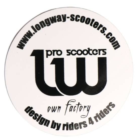 Стикер Longway Logo White