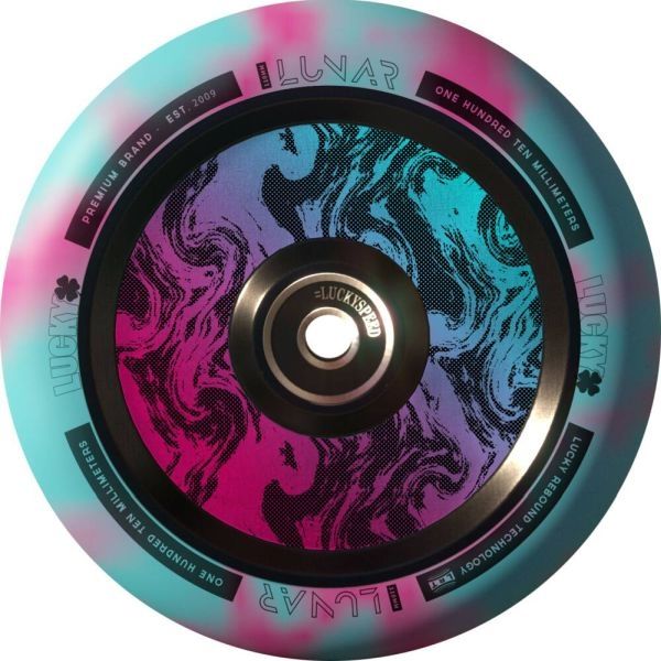 Колелце Lucky Lunar Hollow 110 Rush Pink Blue Swirl