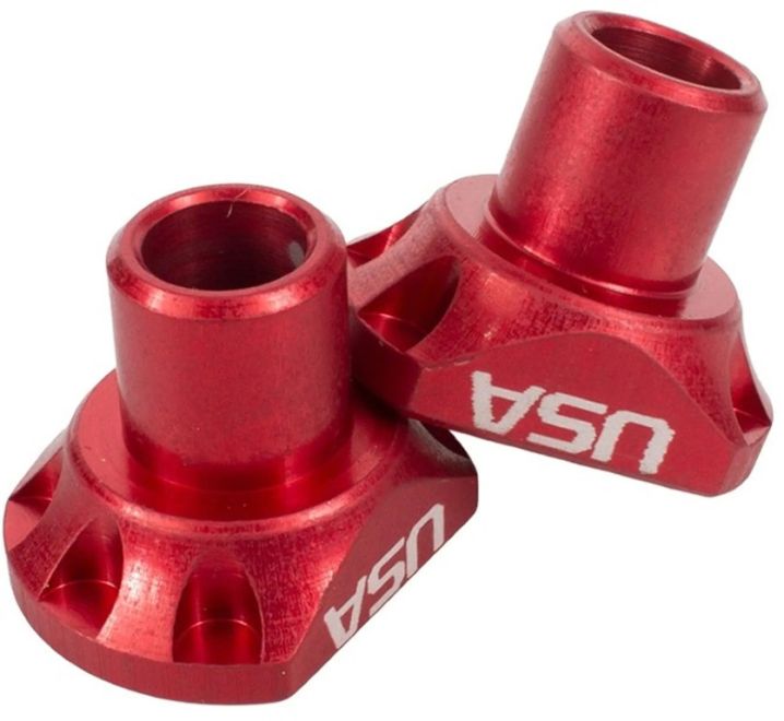 Proto UFO Rear Wheel Adapters 12/30mm Red