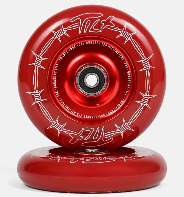 Колелце Tilt Durare Barbed 110 Crimson