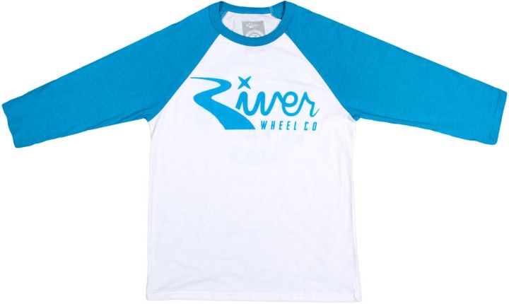 Фланелка River Classic Logo 3/4 Sleeve White